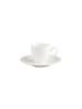 Villeroy & Boch Espressotasse mit Untertasse White Pearl 70 ml in weiß