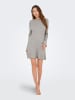 ONLY Strickkleid in Medium Grey Melange