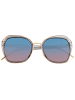 Bertha Polarisierte Sonnenbrille "Jade" in Grau/Blau