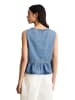 Marc O'Polo DENIM Crayfish Capsule Jeans-Volant-Bluse, Relaxed Fit in Medium Blue