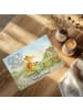 Mr. & Mrs. Panda Puzzle Fuchs Lieferung Pommes Design mit Spruch in Weiß