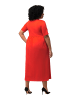 Ulla Popken Kleid in dunkelorange
