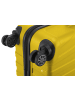 suitline mittelgroßer Hartschalen-Koffer Check-In Reisekoffer Trolley TSA 68L in Gelb