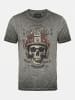 KOROSHI Kurzarm-t-shirt. in grau