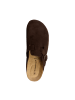 Divine Factory Joasis Leder-Pantoletten Braun