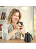 relaxdays Teekanne in Anthrazit/ Braun - 550 ml