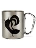 Mr. & Mrs. Panda Tasse Stinktier Handstand ohne Spruch in Silber