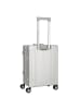 Aleon Domestic Carry-On 4 Rollen Kabinentrolley S 53 cm Laptopfach in platinum