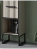 Inn.Furn Kommode schwarz, sand 30 cm, Badschrank mit Soft-Close