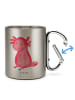 Mr. & Mrs. Panda Thermobecher Axolotl Niedlich ohne Spruch in Silber