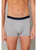 Schiesser Boxershorts 3er Pack in Schwarz / Navy / Grau melange