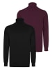 Felix Hardy Pullover in Bordeaux-Schwarz
