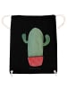 Mr. & Mrs. Panda Säckchen Kaktus Wut ohne Spruch in Schwarz