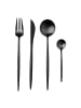 Butlers Besteck-Set STILETTO 4-tlg. in Schwarz