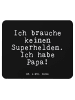 Mr. & Mrs. Panda Mousepad Ich brauche keinen Superhelden.... mit... in Schwarz
