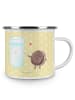 Mr. & Mrs. Panda Emaille Tasse Milch Keks ohne Spruch in Gelb Pastell