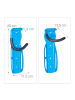 relaxdays 2 x Fahrrad Wandhalterung in Blau