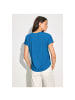 Cecil T-Shirt in azure blue melange