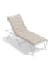 relaxdays Bankauflage in Beige - 180 x 70 cm