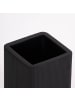 4Living Zahnbürstenbecher GARBO in Schwarz, 7,5 x 7,5 x 11 cm