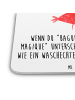 Mr. & Mrs. Panda Bierdeckel Garnele Franzose mit Spruch in Weiß
