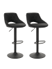 MCW 2er-Set Barhocker N64, Schwarz