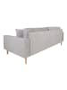 ebuy24 Sofa Lido Hellgrau 210 x 93 cm