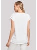 F4NT4STIC Extended Shoulder T-Shirt YES Chrome Island in weiß