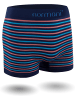 normani 6 Stück Mikrofaser-Boxershorts für Herren aus Nylon in Blau/Pink