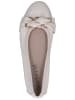 Caprice Ballerinas in Vanilla