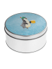 Mr. & Mrs. Panda Aufbewahrungsbox Pinguin Bier ohne Spruch in Eisblau
