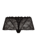 PETITE FLEUR GOLD Stringpanty-Ouvert in schwarz