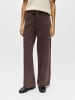 Object Wide Leg Jeans in Seal Brown