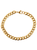 Adeliás Herren Armband – Panzerarmband aus Edelstahl 21 cm in gold