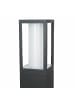 Licht-Erlebnisse Wegeleuchte (B)7.5 x (L)7.5 x (H)45 cm in Schwarz Weiß