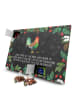Mr. & Mrs. Panda Adventskalender Hahn Korn mit Spruch in Kreidetafel