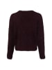 Olsen Strickpullover Cora in aubergine - 0001