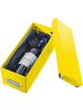Leitz Ablagebox Click & Store Wow CD Graukarton gelb