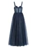 HEY KYLA Abendkleid in marine silber - 0002