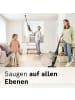 Bosch Akku-Staubsauger Flexxo 2in1 Serie 4 BBH32101 kabellos Handstaubsauger schwarz