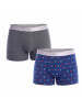 Kisses and Love 2er-Set: Boxershorts in Blue