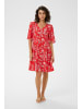 Kaffe Kleid KAamina Tight fit in Poppy Red Chalk Flower