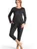 Hanro Longsleeve Yoga in Schwarz