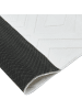 Beliani Kurzflor KEVIREL in Weiß - (W) 80 x (L) 300 cm