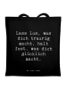 Mr. & Mrs. Panda Tote Bag Spruch Verluste betrauern und loslasse... in Schwarz