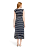 Betty Barclay Jerseykleid ohne Arm in Dunkelblau/Weiß