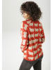 Aniston CASUAL Strickpullover in rot-beige-schwarz