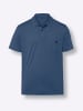 Sieh an! Kurzarm-Poloshirt in jeansblau