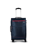 benzi 5825 4 Rollen Trolley M 67 cm mit Dehnfalte blau