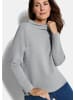 GOLDNER Langarm Ottoman-Design, Turtleneck in grau